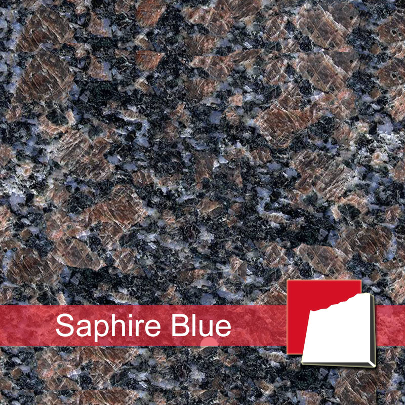 Granit Saphire Blue: Cordieritfels