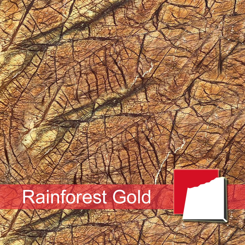Marmor Rainforest Gold: Weichgestein