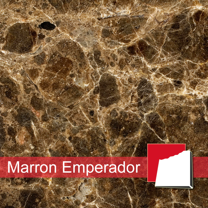 Marmor Marron Emperador: Kalkstein