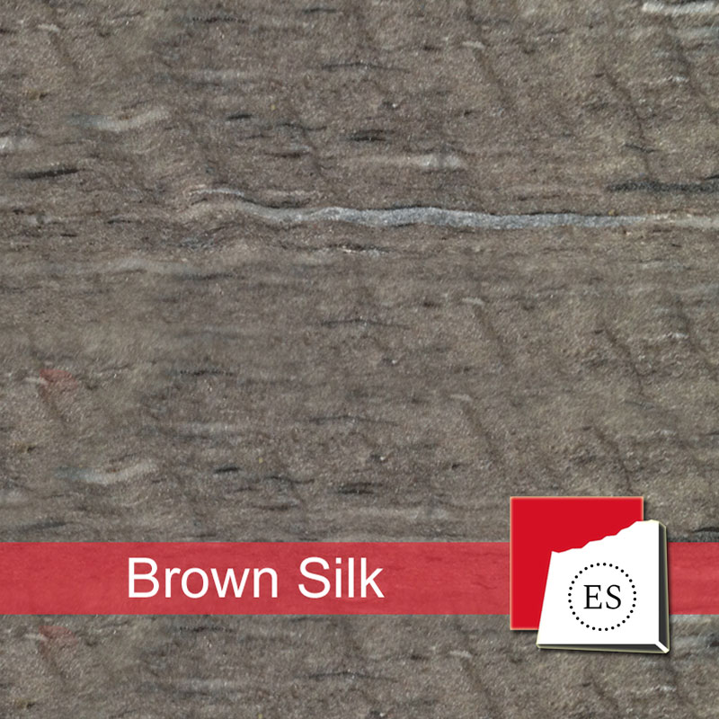 brown silk extra naturstein