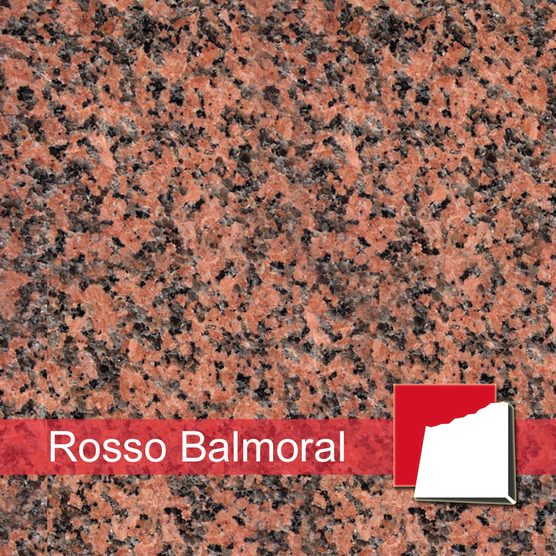 Naturstein Rosso Balmoral: Granit