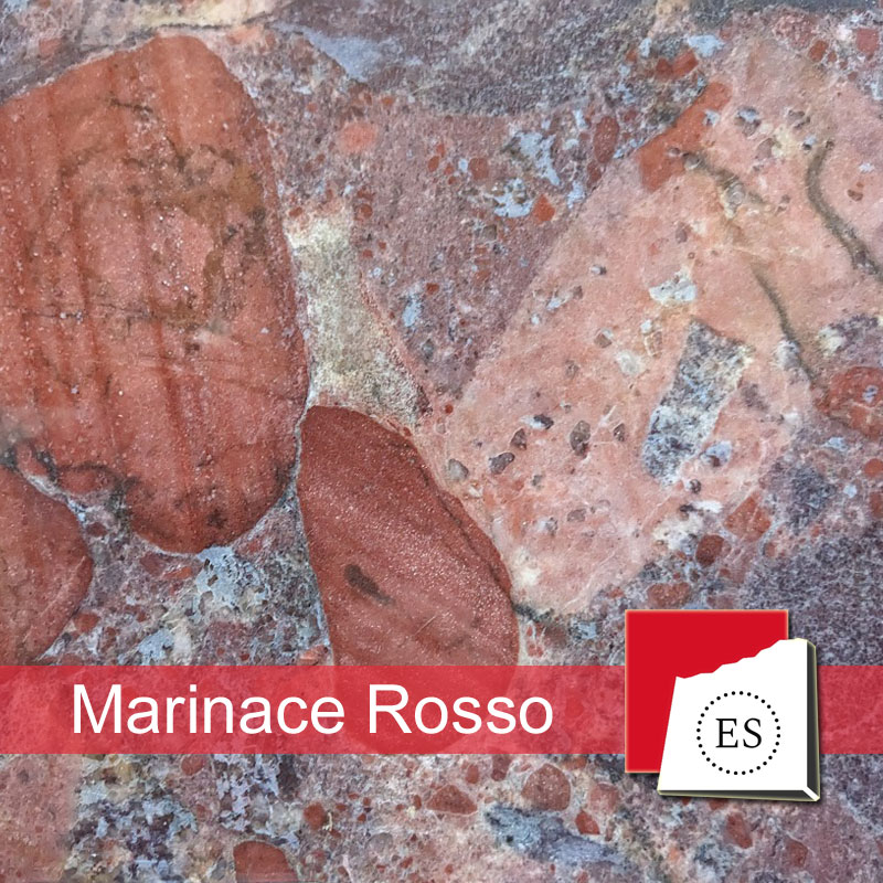 Naturstein Marinace Rosso: Granit, Konglomerat