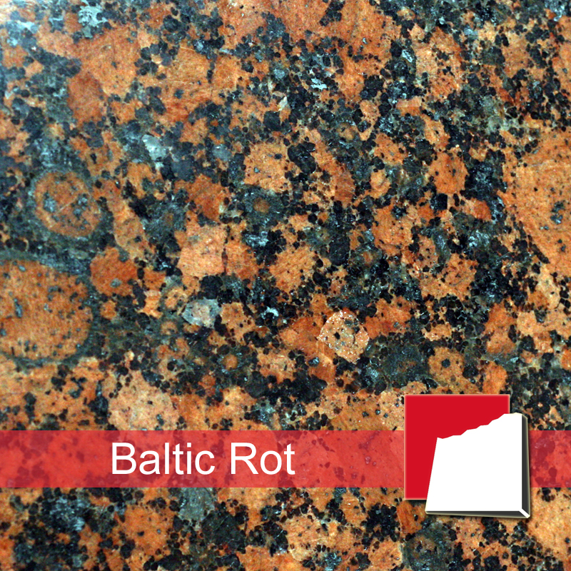granitfliesen baltic rot